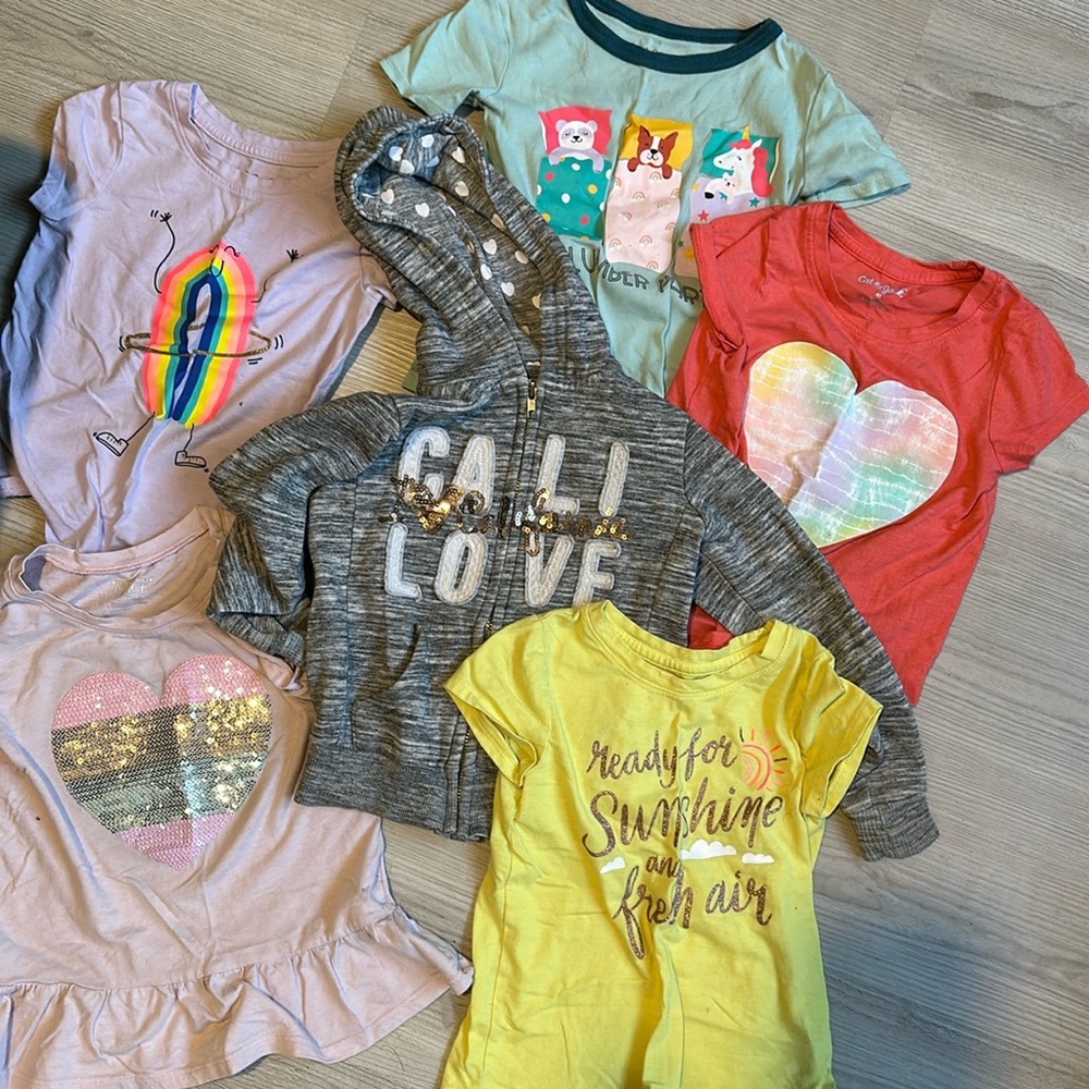 6 pc Girls Size 4t random bundle